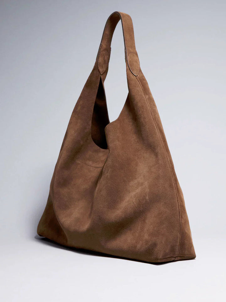 Women's Vegan Suede Tote Bag - Chic & Versatile Carryall