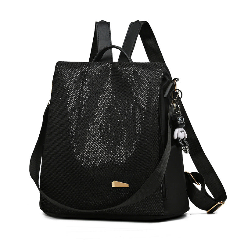 Versatile water-resistant anti-theft women's backpack with secure hidden access, perfect for travel & daily use.