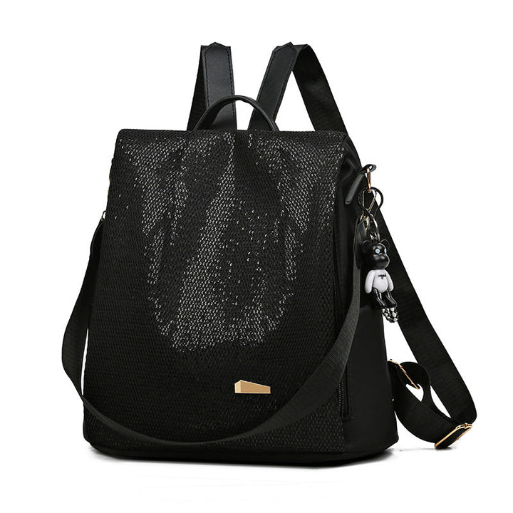 Versatile water-resistant anti-theft women's backpack with secure hidden access, perfect for travel & daily use.