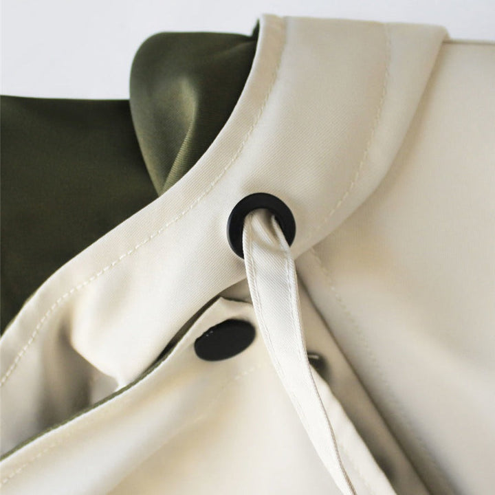 Fashionable and functional women's outerwear, a must-have waterproof jacket.