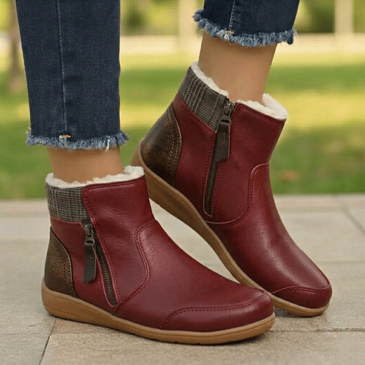 Casual women's waterproof orthopedic shoes, non-slip sole for comfort and support in all autumn-winter weather.