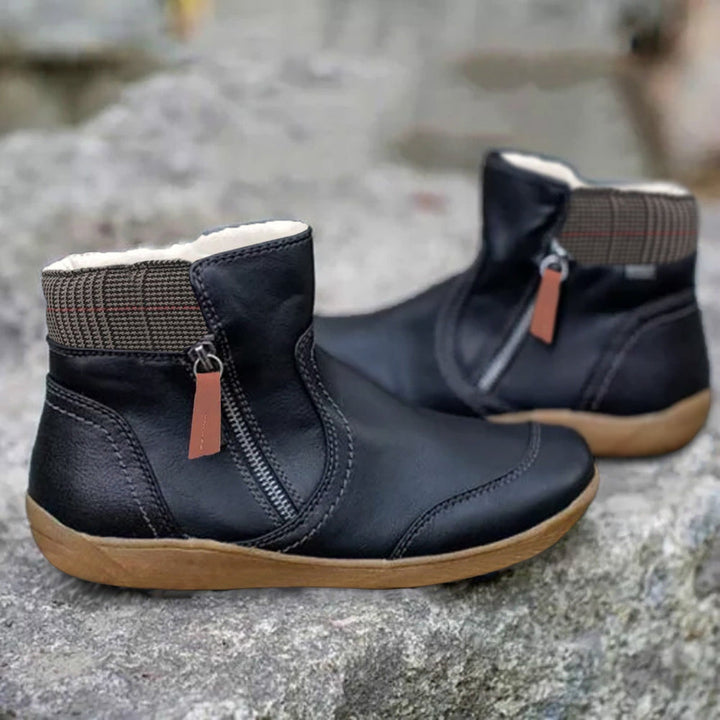 Women's waterproof orthopedic walking shoes, non-slip sole ensures comfort and support for winter weather.