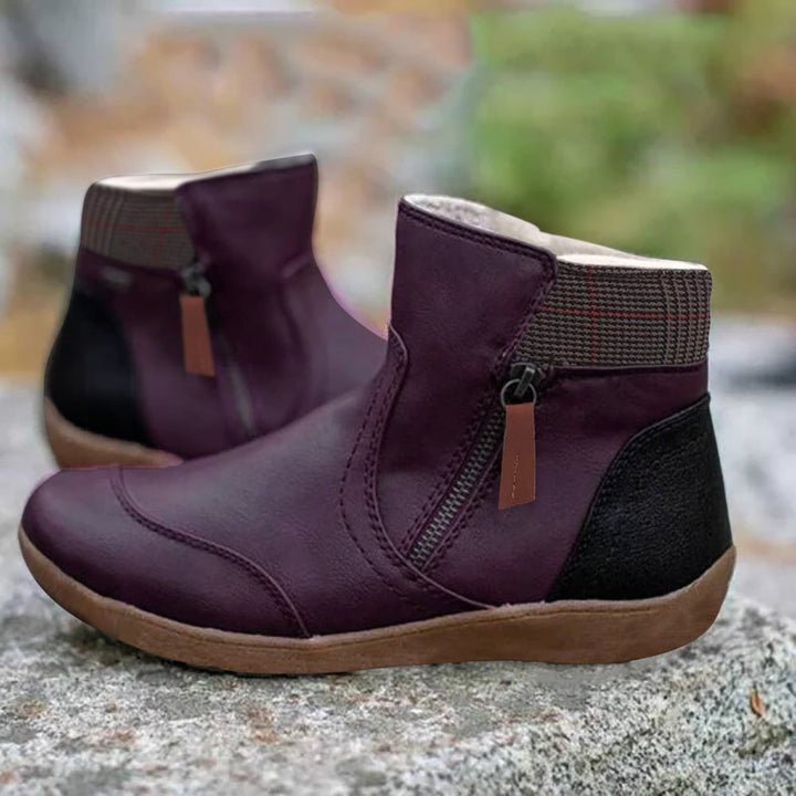 Women's non-slip waterproof comfort shoes, orthopedic support for foot health & safe walking in any weather.