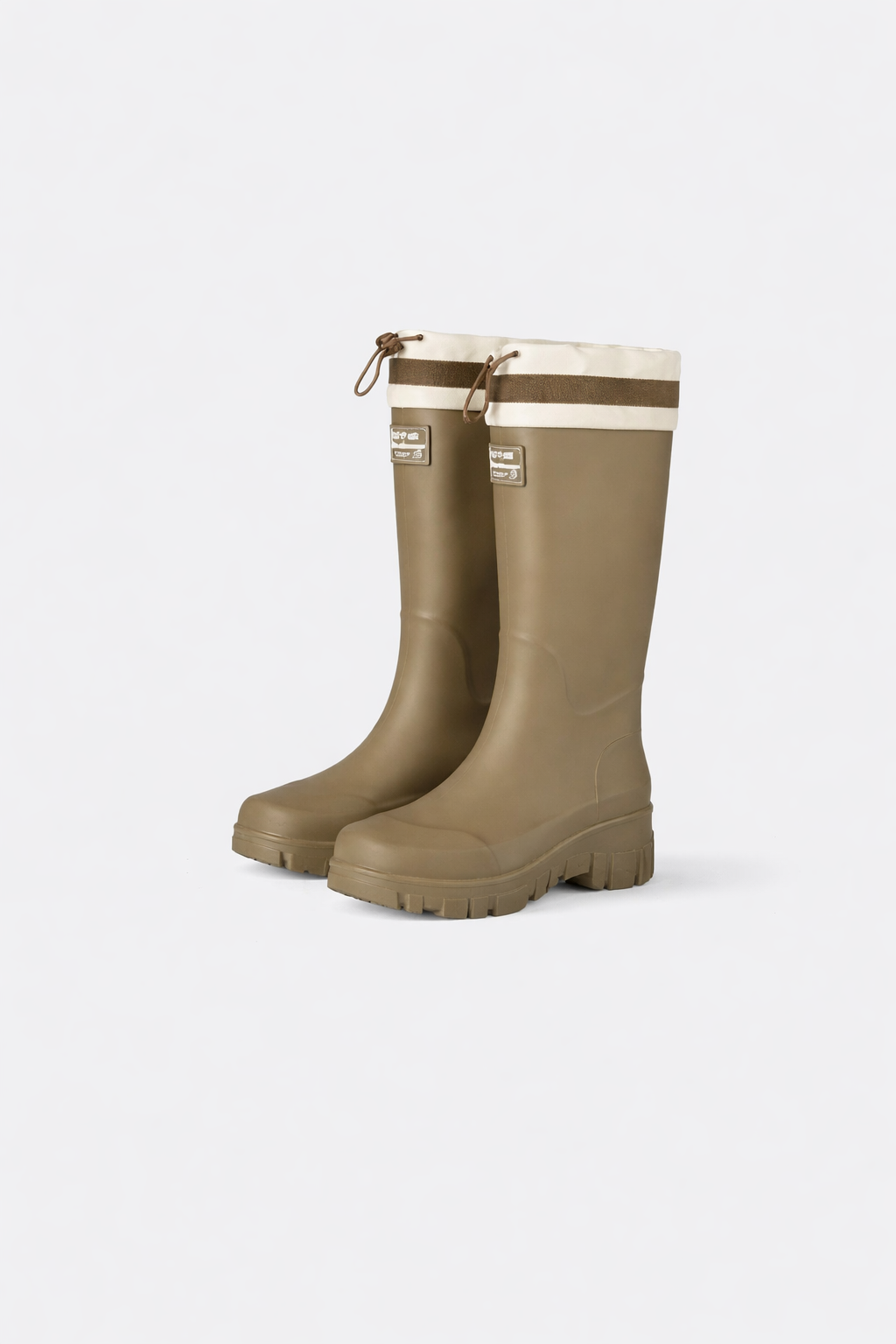 Stylish women's rain boots, perfect for gardening.