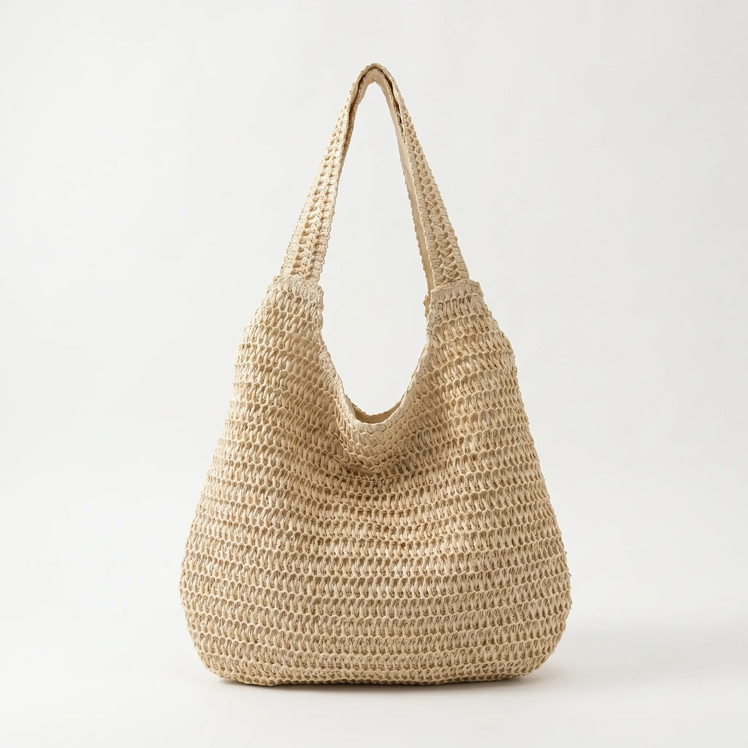 Spacious oversized crochet beach bag, a women's casual tote for all your summer essentials.