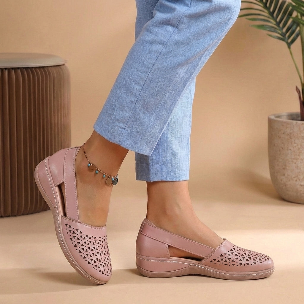 Women's spring fashion loafers, designed with side cut-outs for a breathable, stylish and comfortable slip-on fit.