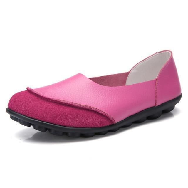 Premium wide fit moccasins for women, bunion comfort shoes with a stylish design.