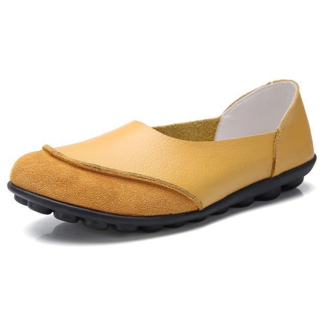 Elegant women's wide fit moccasins, ideal bunion shoes for comfortable, stylish walks.
