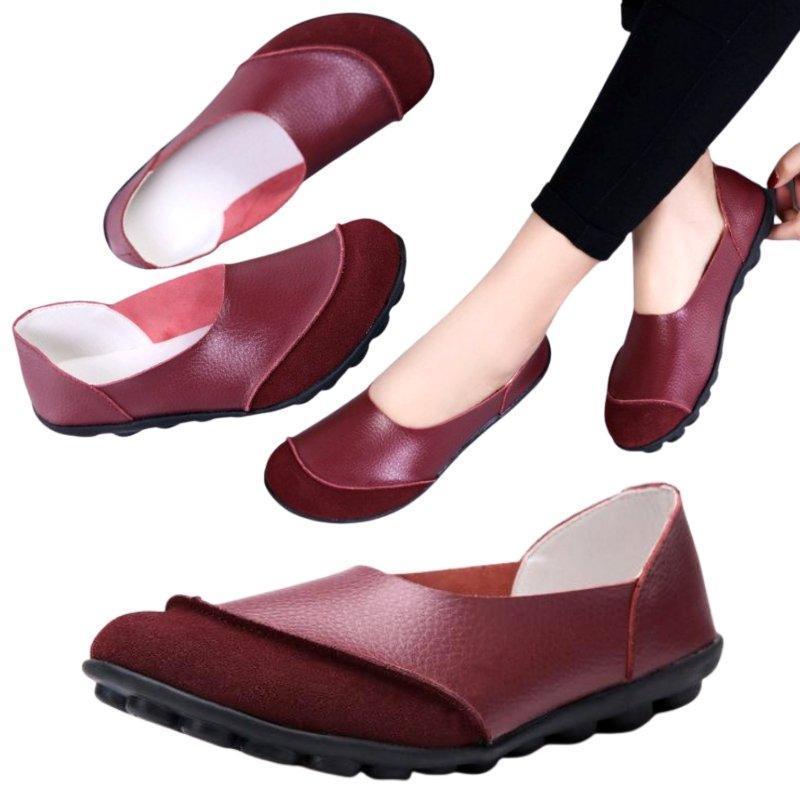 Resilient wide fit moccasins, women's bunion shoes providing enduring comfort & style.