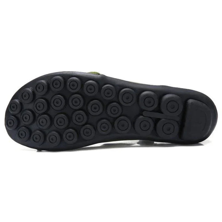 Modern wide fit moccasins for women, bunion comfort shoes for stylish everyday wear.