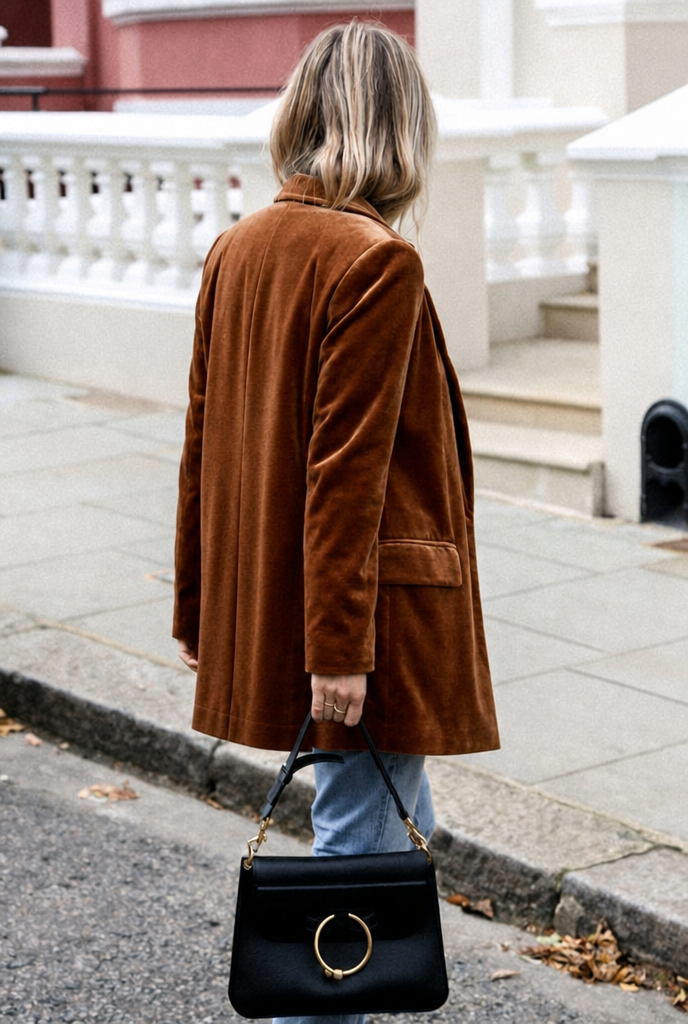 Chic women's oversized blazer, a versatile fashion outerwear staple for any modern wardrobe.