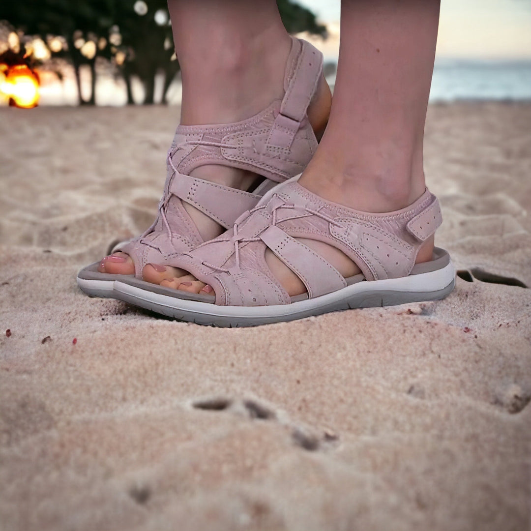 Casual women's summer sandals, comfortable, stylish, and offering essential arch support.