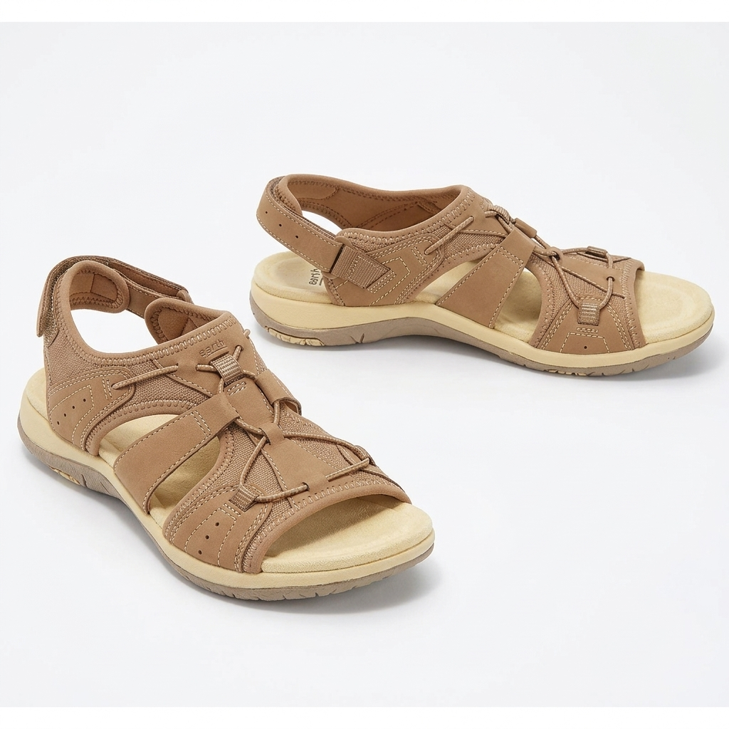 Everyday women's sandals, comfortable with essential arch support for daily activities.