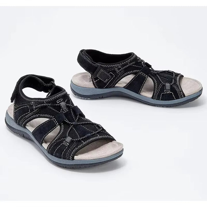 Women's comfortable sandals with arch support, ideal for walking and summer activities.