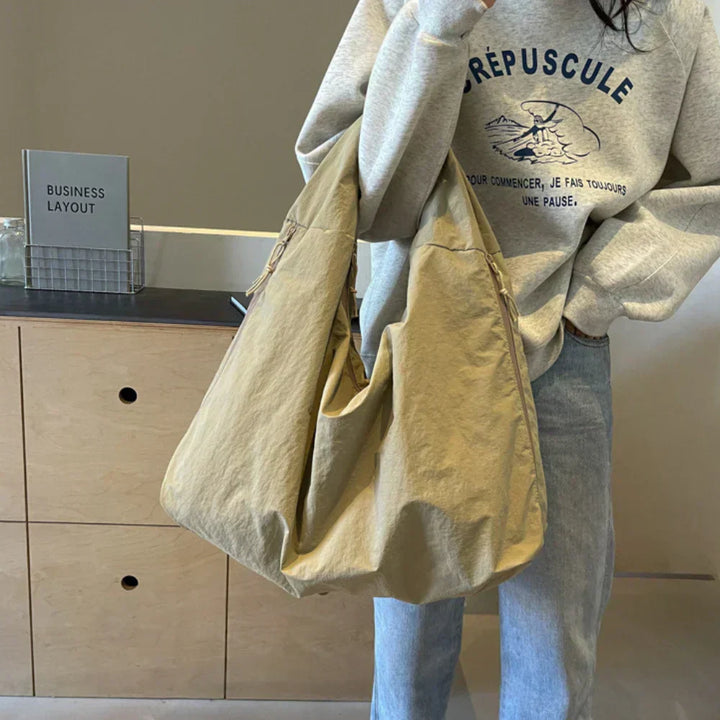Everyday ladies hobo bag, a comfortable and stylish slouchy shoulder bag in various colors.