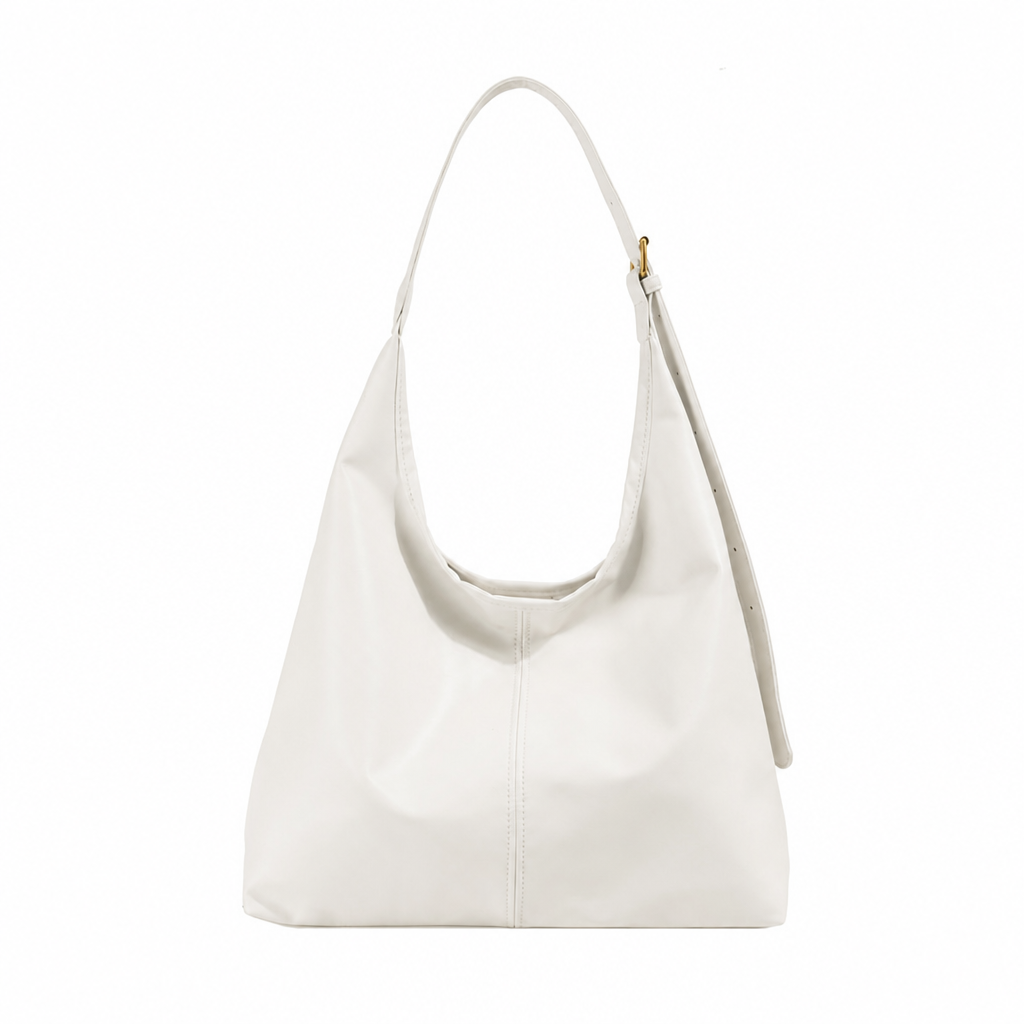 Stylish women's large capacity slouchy tote bag, ideal for daily essentials & fashion-forward look.
