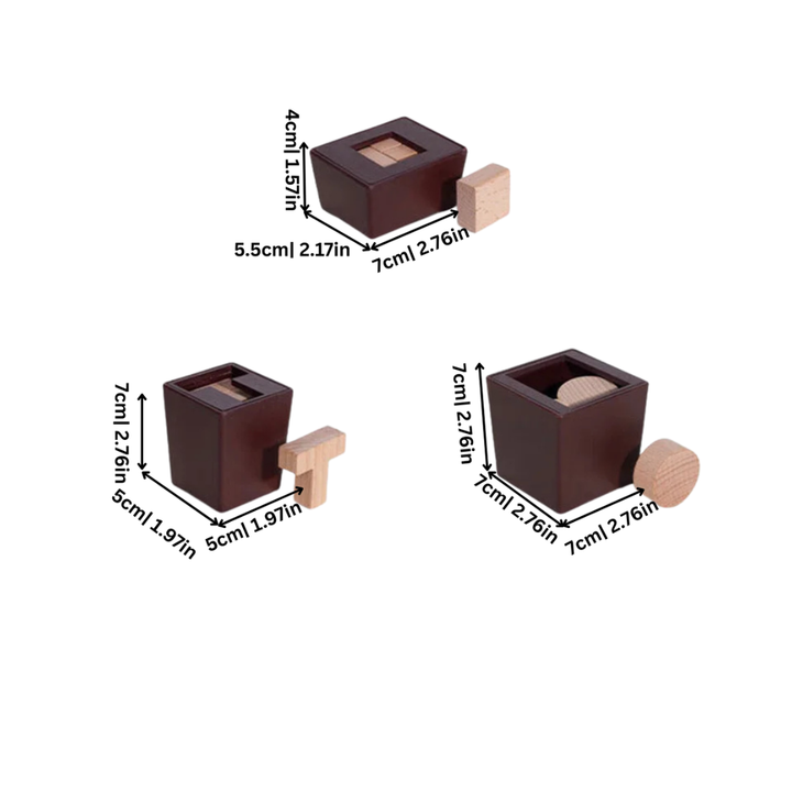 Complex 3D wooden puzzle designed for brain training, boosting logic and cognitive skills. Educational toy for all ages.