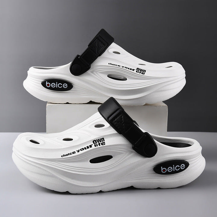 Comfortable men's ergonomic slip-on clogs with breathable design, ideal for daily wear.