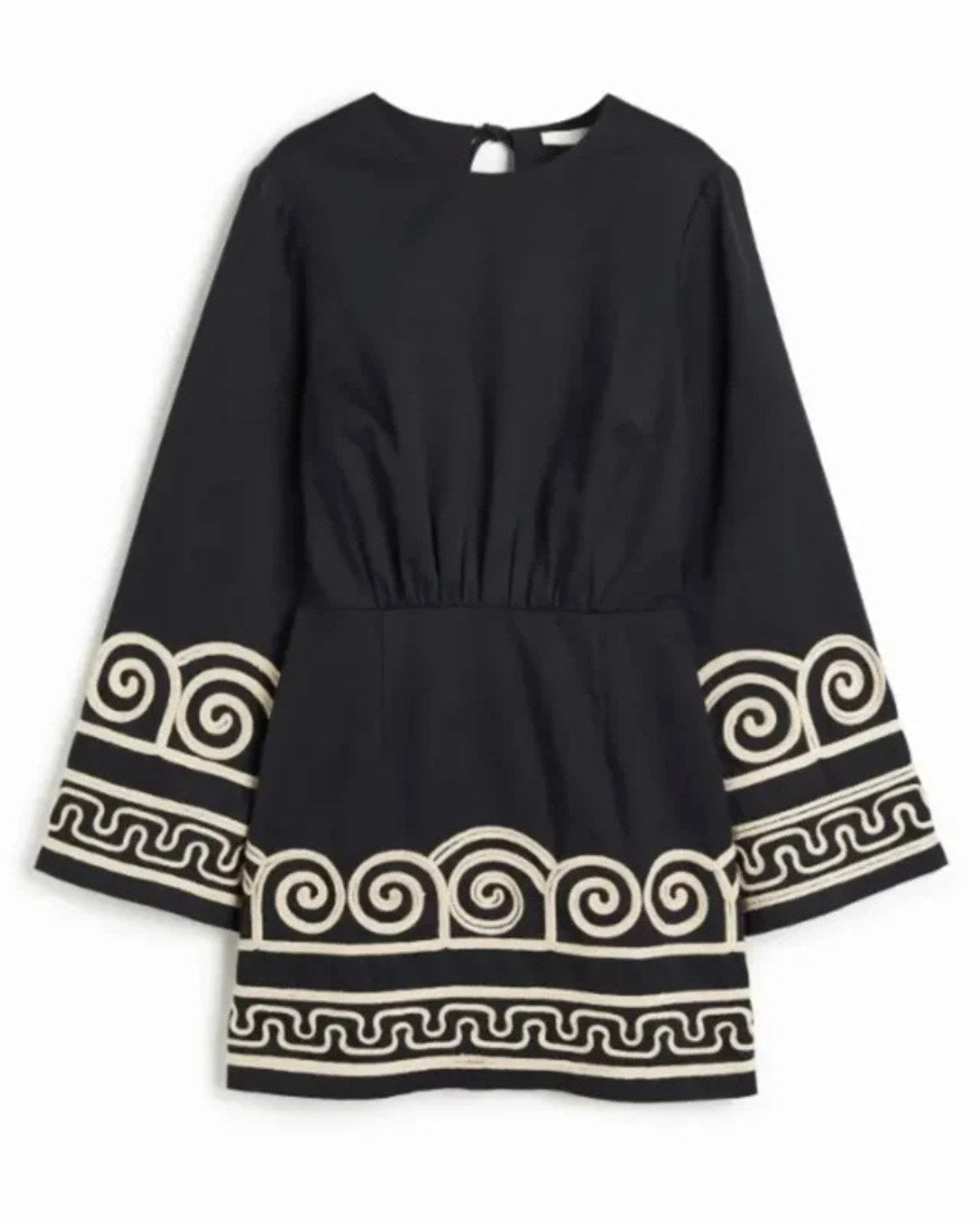 Casual yet chic women's embroidered maxi dress with a flowing, bohemian design. Versatile for day or evening wear.