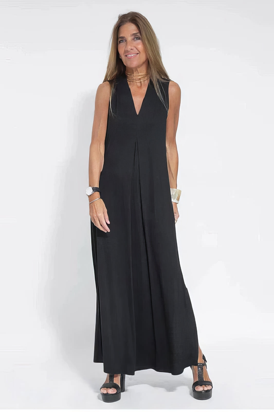 Claire Long Dress | Elegant & Flowing