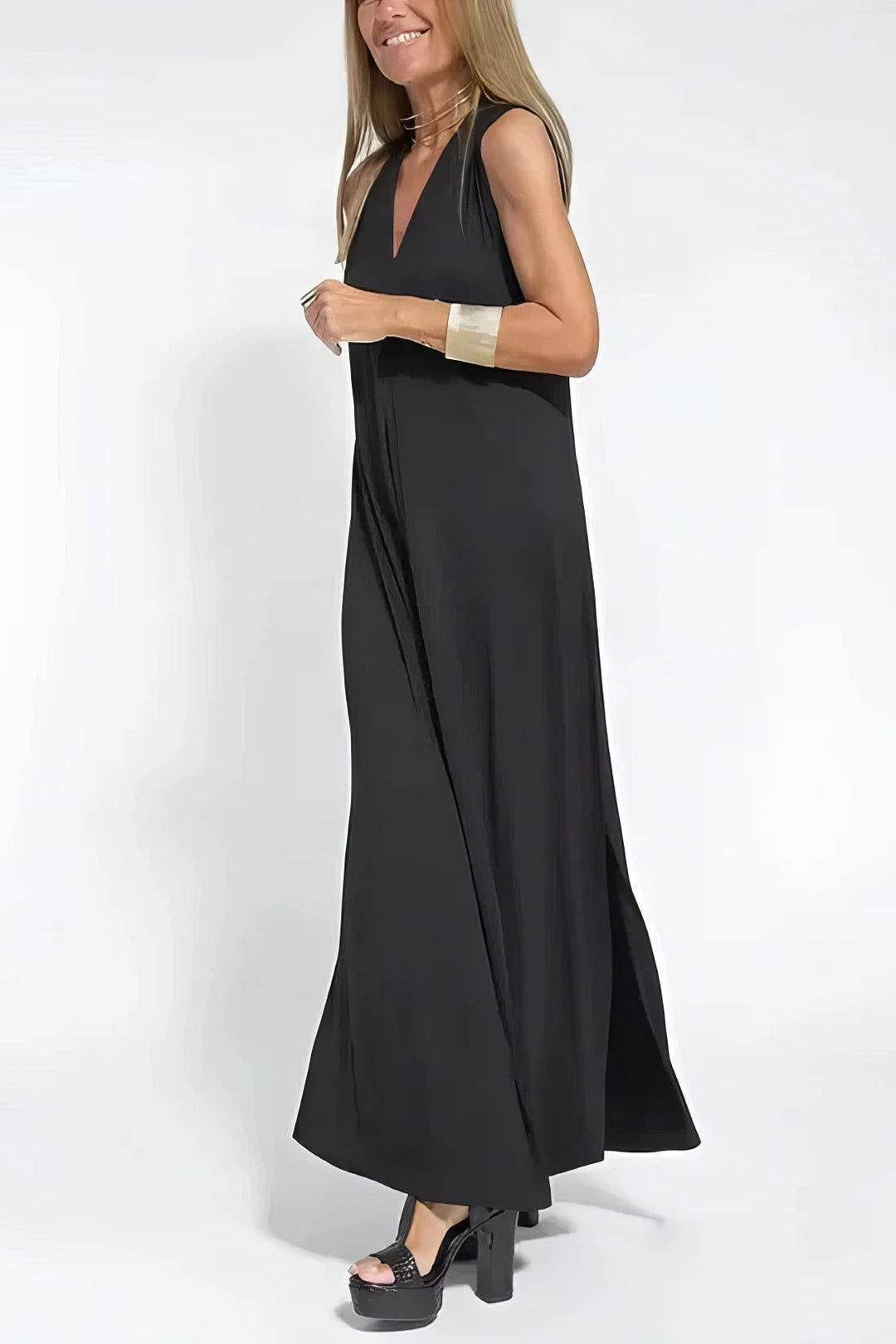 Claire Long Dress | Elegant & Flowing