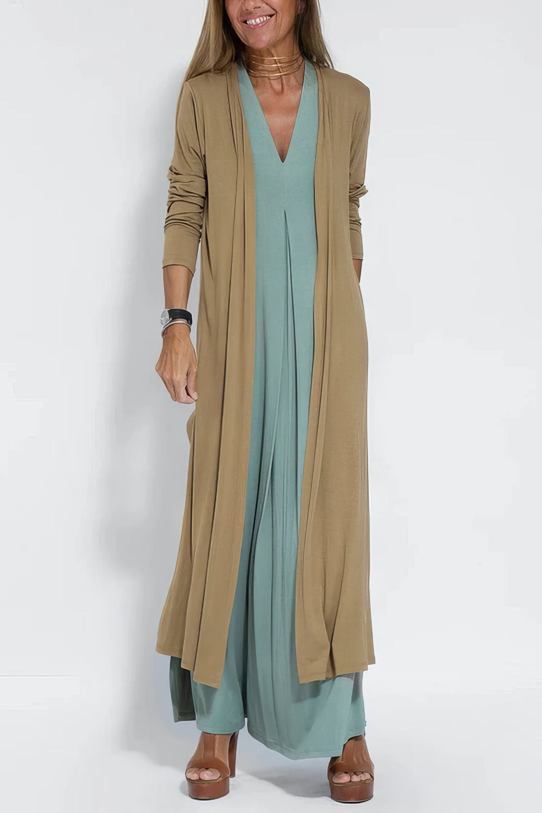 Claire Long Dress | Elegant & Flowing