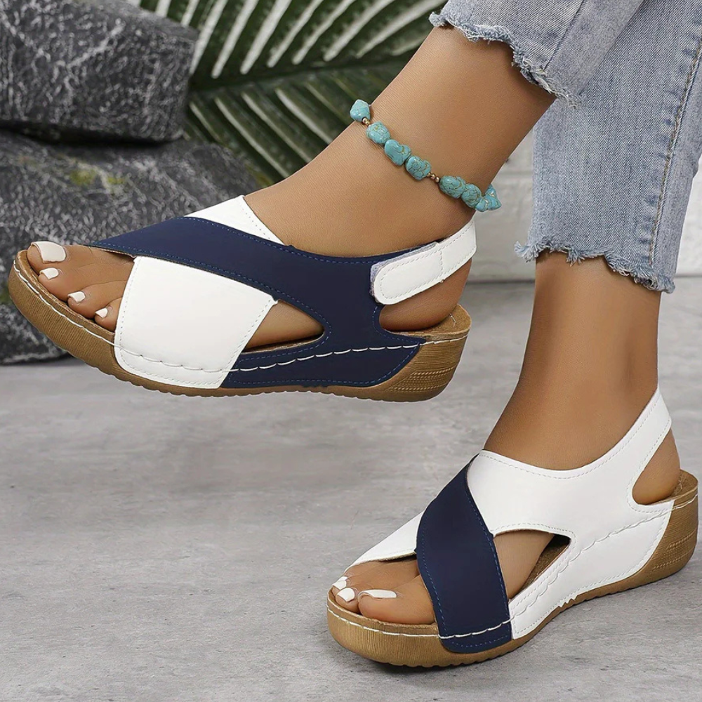Yola design women's comfortable everyday sandals. Perfect open-toe footwear for summer walks & casual style.