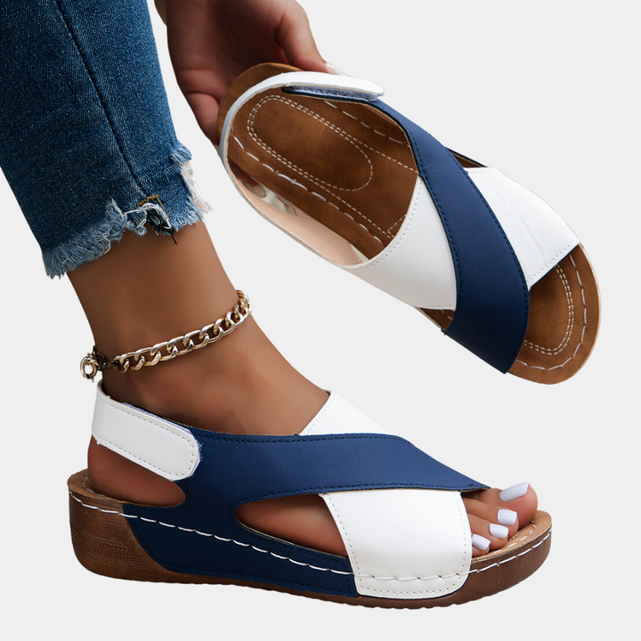 Adjustable Yola comfort sandals for women, designed for all-day wear. Ideal walking & casual chic summer footwear.