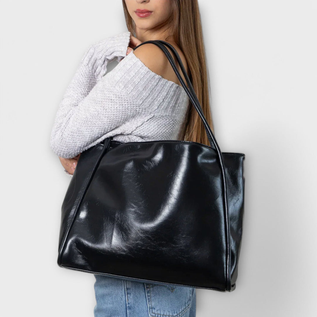 Polished Leather Handbag