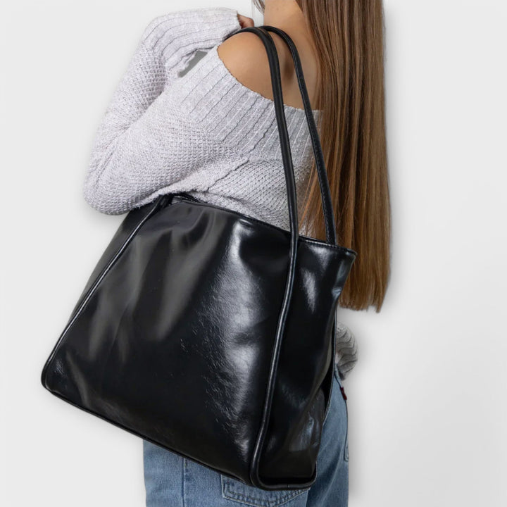 Polished Leather Handbag