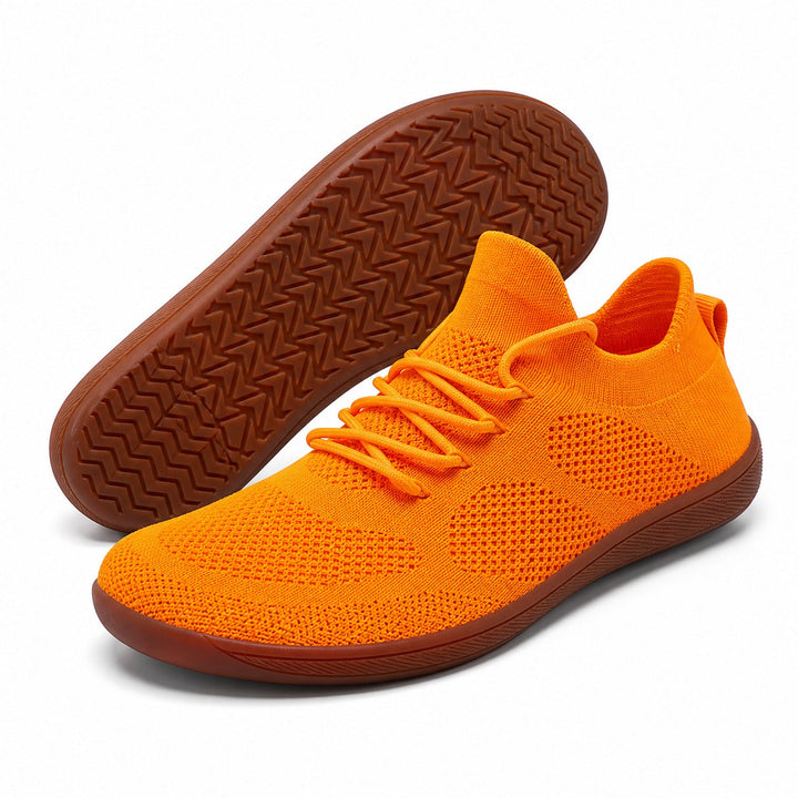 Casual women's minimalist sneakers, wide toe & flexible for daily natural comfort.