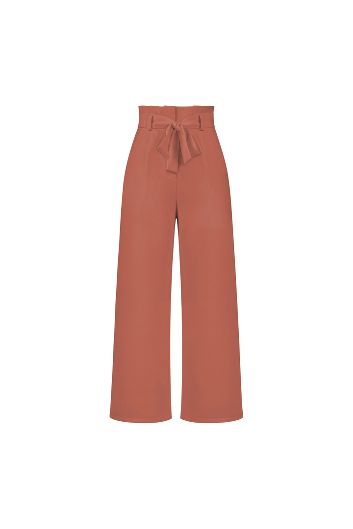 Women's sophisticated wide leg linen pants, belted, comfortable, high waist, summer fashion.