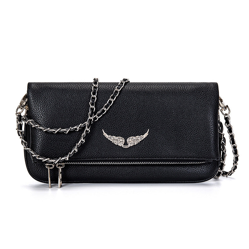 Chic checked luxury clutch handbag for women, a stylish and versatile statement piece for any occasion.